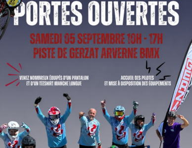 Journée Portes Ouvertes 05/09/2026 – Gerzat Arverne BMX